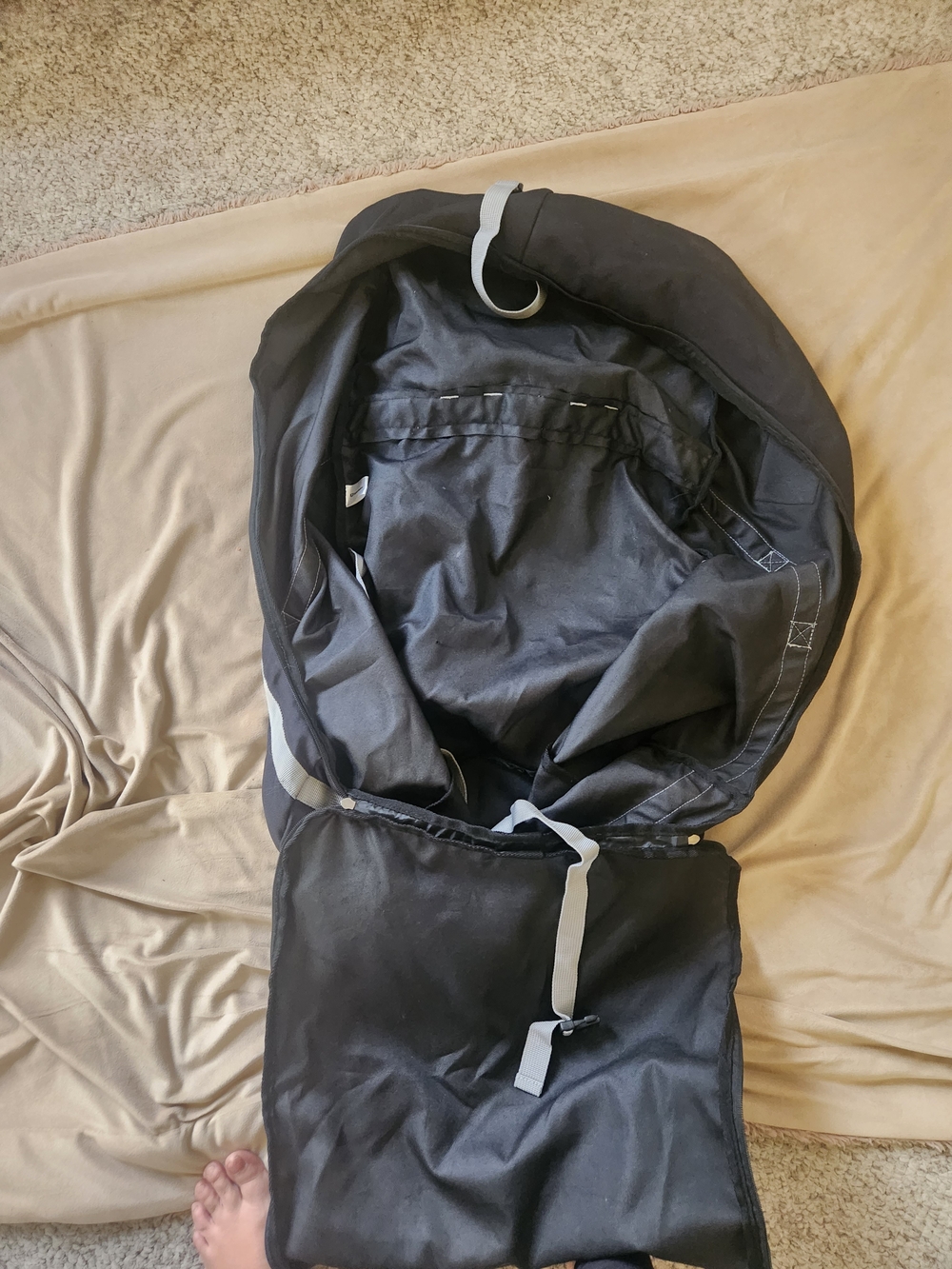Black Carseat Travel Bag By Leke Baby